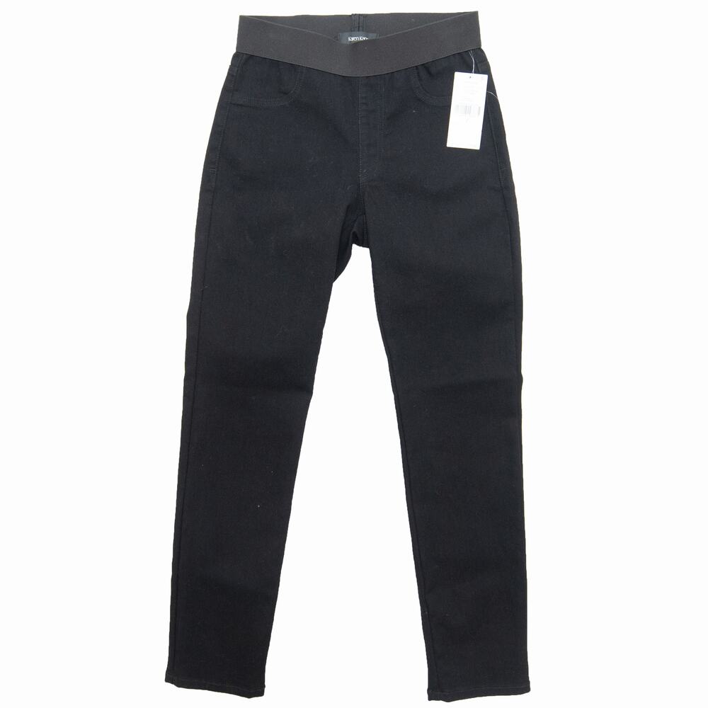 New Karen Kane Black Wash Denim Jeggings Jeans Size 4